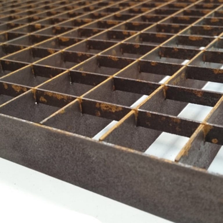 Standard bar grating 1000x1000mm 30/2 Bright steel